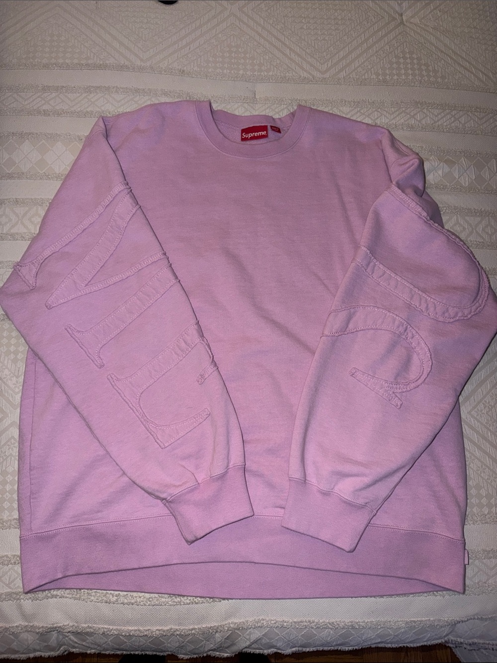 Supreme Lavender Crewneck Sweatshirt